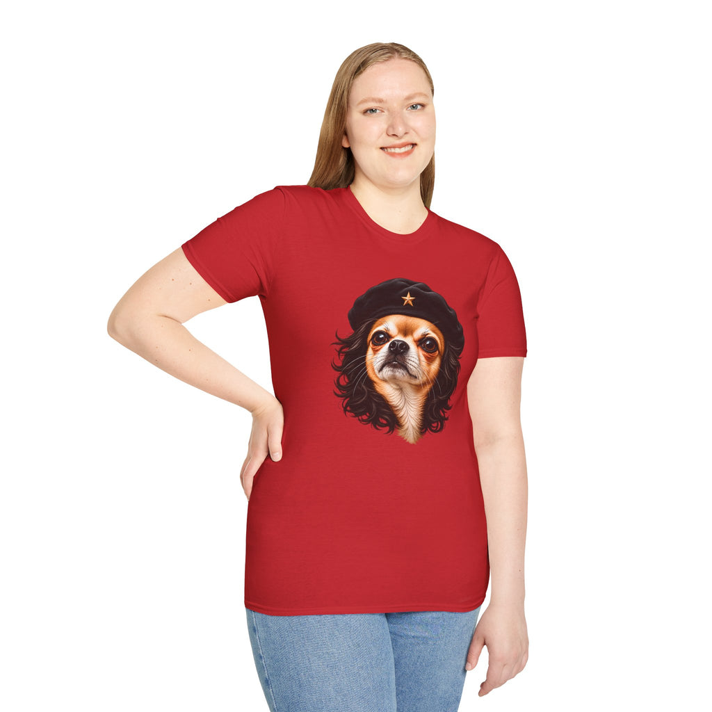 Chih Guevara – Small Dog, Big Revolution! - Supersoft Unisex T-shirt