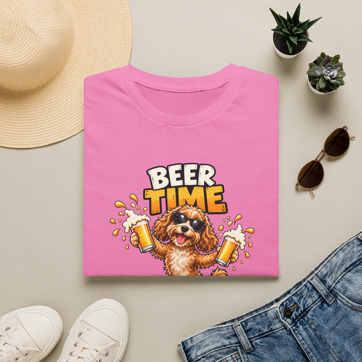 Beer Time, Madafakas! – Cockapoo - Supersoft Unisex T-shirt