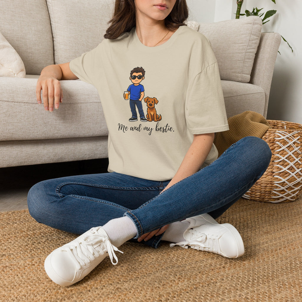 Beer, Dogs and Dudes - Me and My Bestie - Supersoft Unisex T-shirt