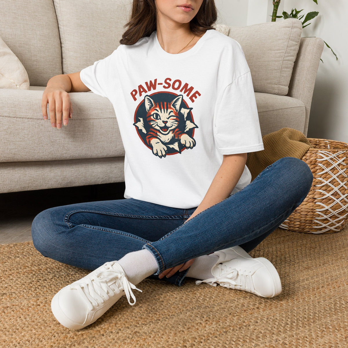 Paw-some Cat –  Supersoft Unisex T-Shirt