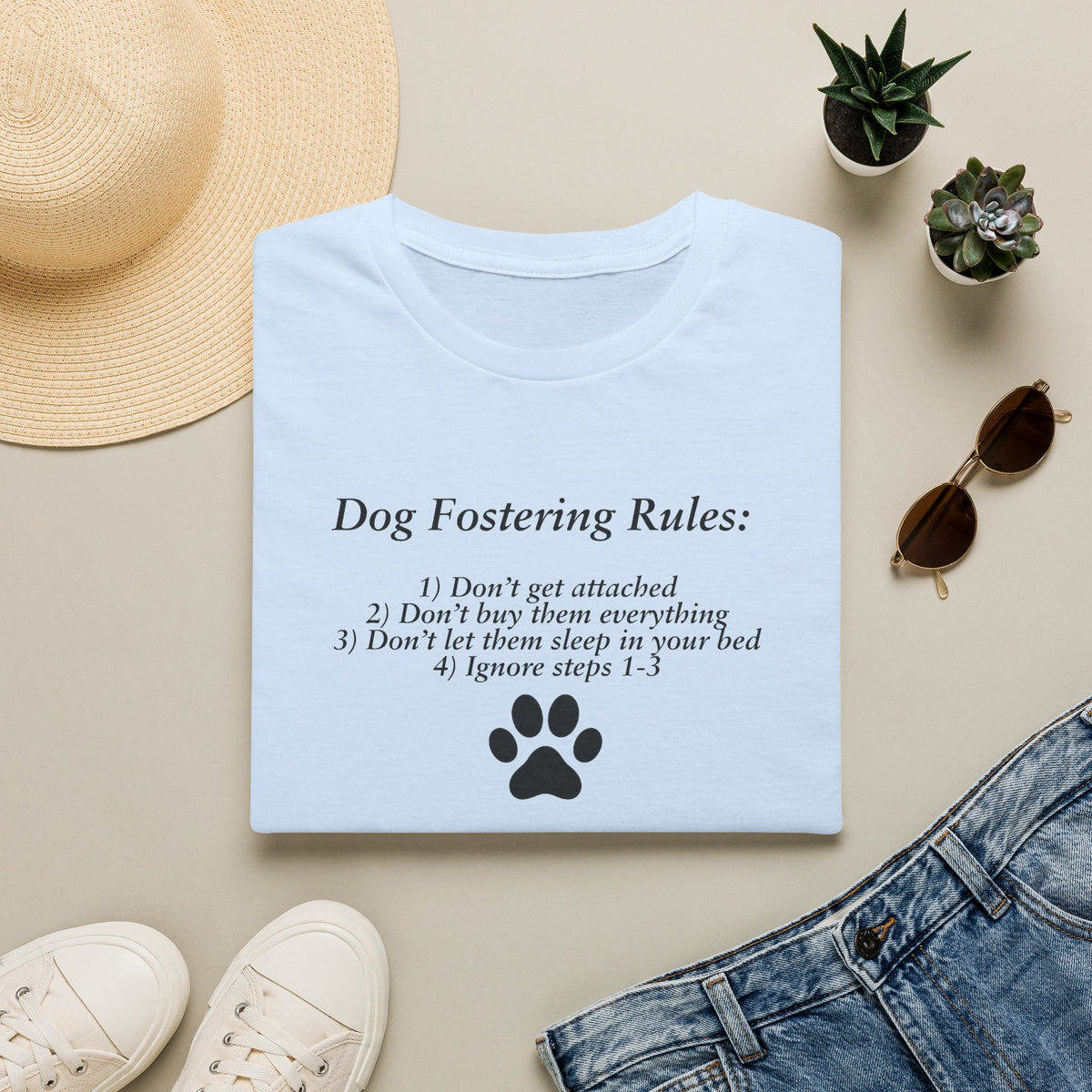 Foster Fail Club – Dog Fostering Rules –  Supersoft Unisex T-Shirt