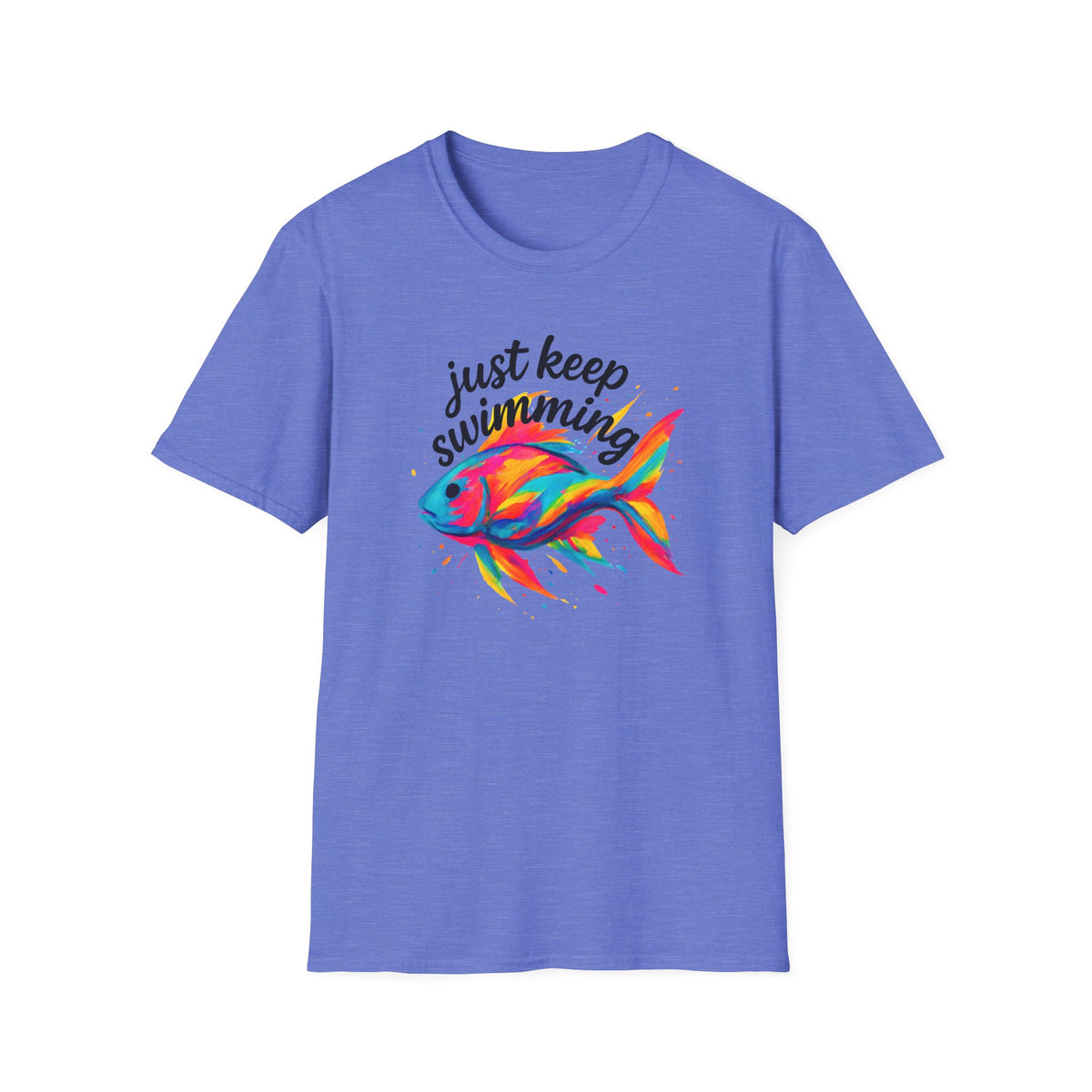 Just Keep Swimming - Goldfish –  Supersoft Unisex T-Shirt