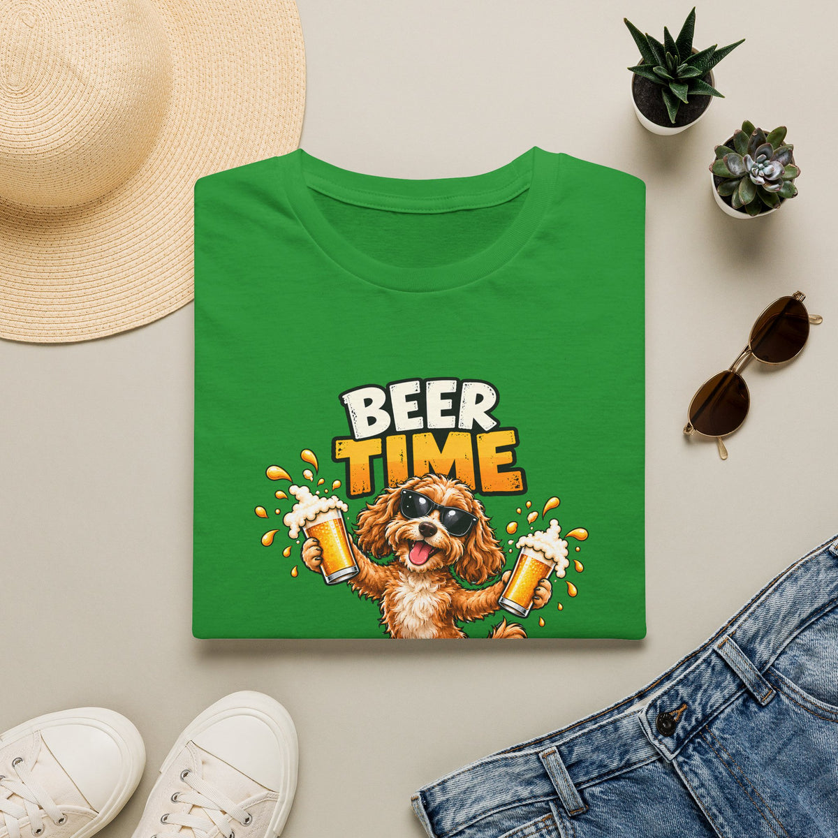 Beer Time, Madafakas! – Cockapoo - Supersoft Unisex T-shirt