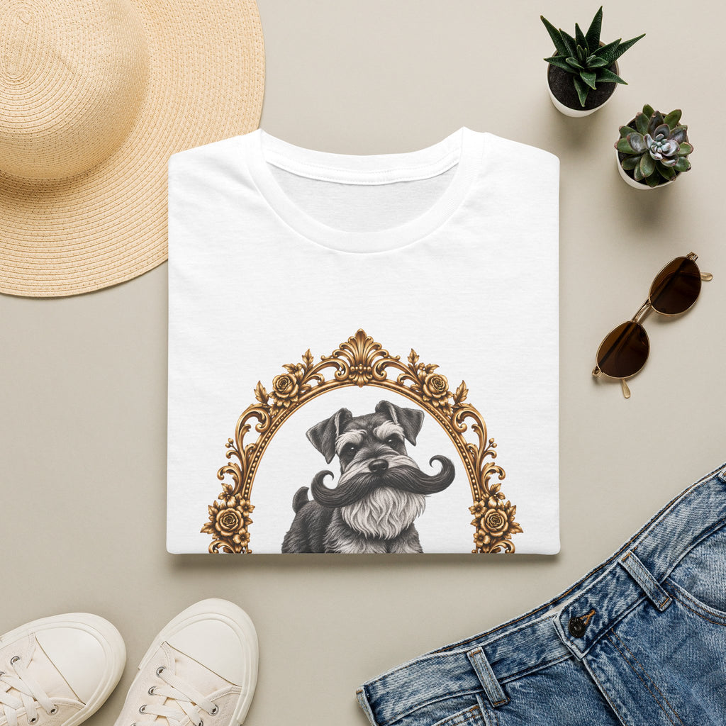 The Distinguished Sir Reginald Whiskers – Miniature Schnauzer - Supersoft Unisex T-shirt