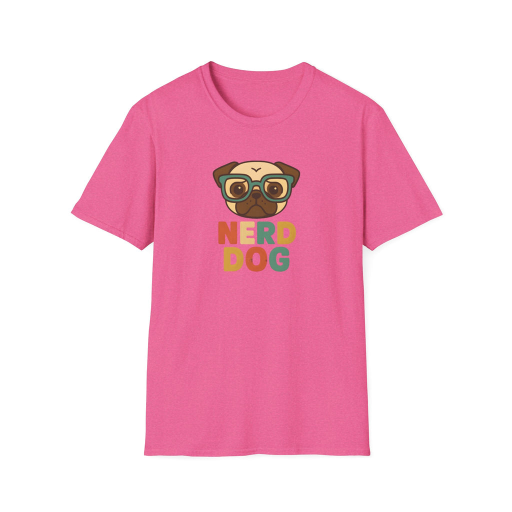 Nerd Dog  –  Supersoft Unisex T-Shirt
