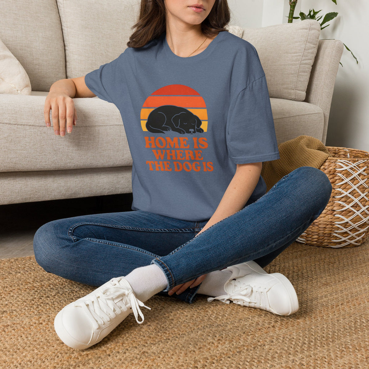 Home is Where the Dog Is –  Supersoft Unisex T-Shirt