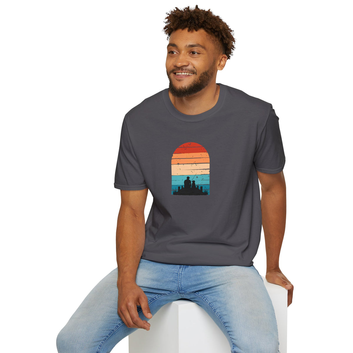 Just Me, My Dog & the Water –  Supersoft Unisex T-Shirt