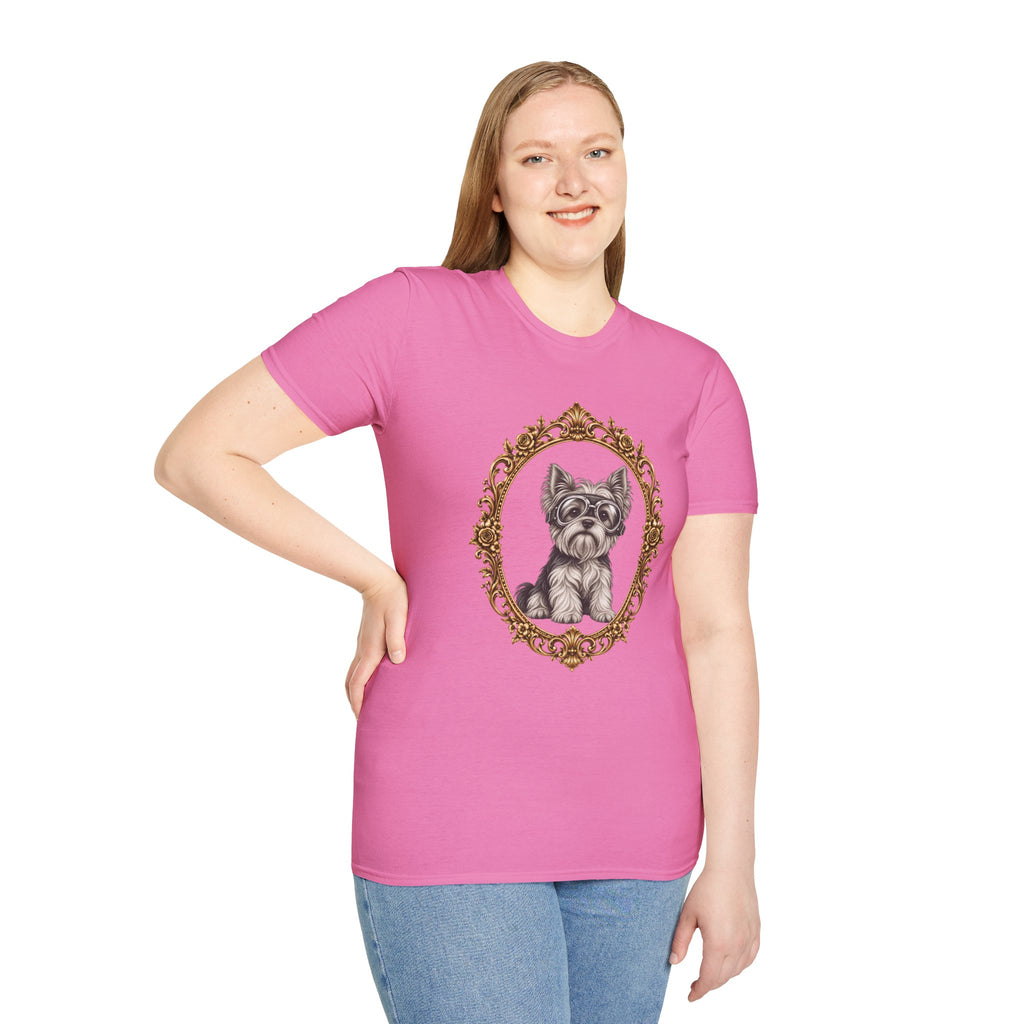 The Flying Yorkie – Yorkshire Terrier - Supersoft Unisex T-shirt