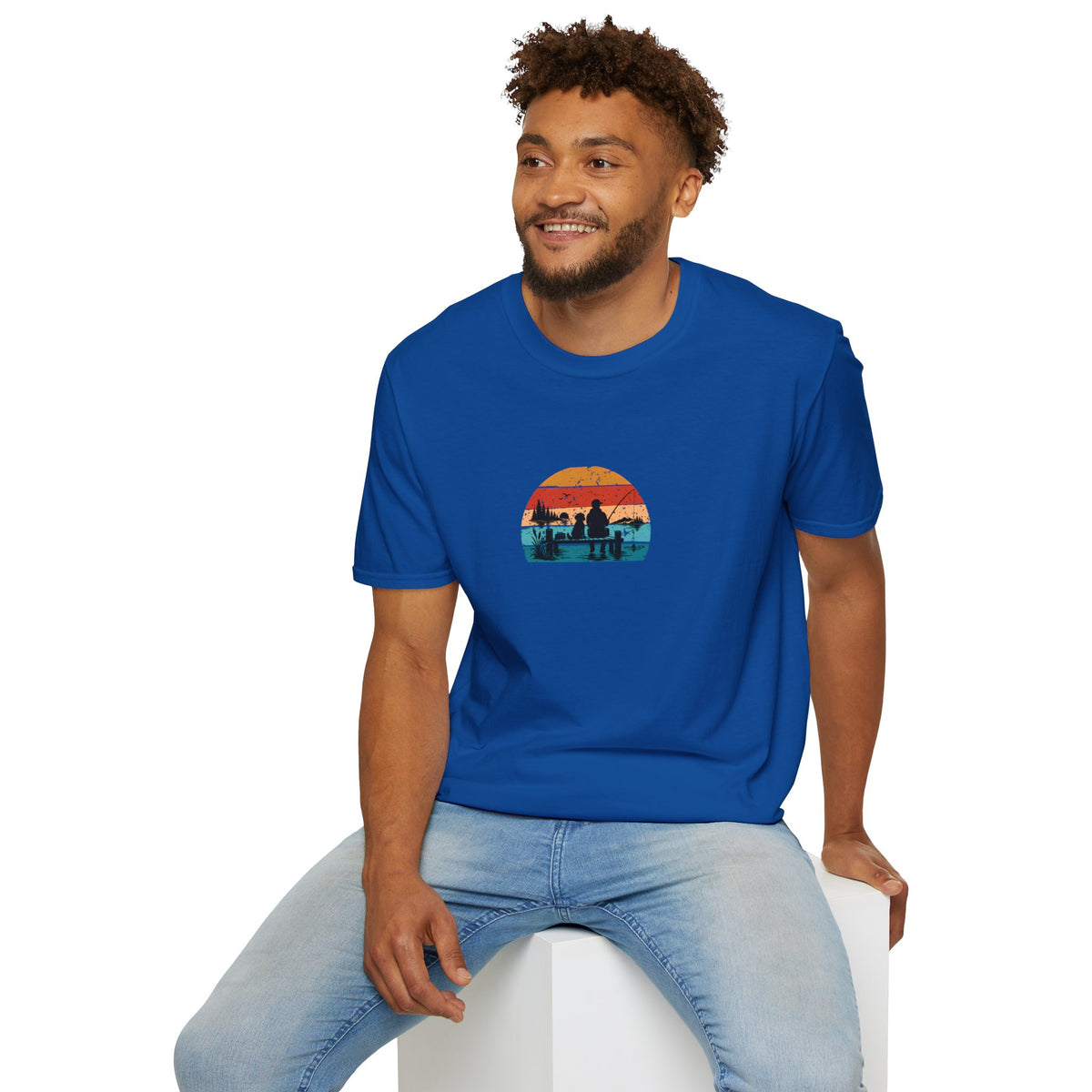 Gone Fishing…With My Best Friend –  Supersoft Unisex T-Shirt