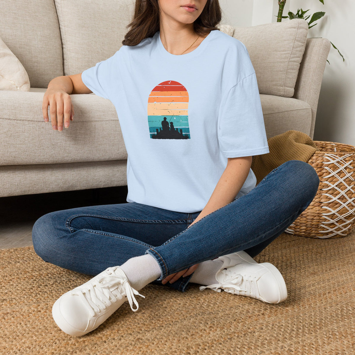 Just Me, My Dog & the Water –  Supersoft Unisex T-Shirt