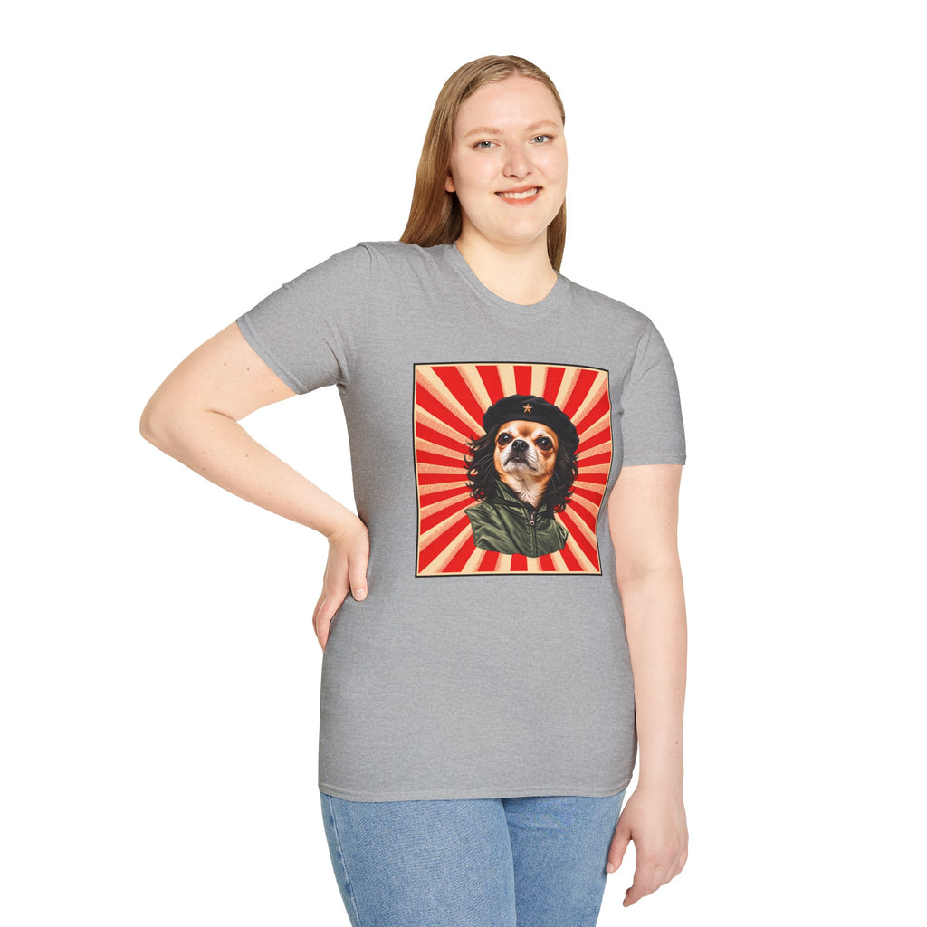Chih Guevara – The Pawvolution Begins! - Supersoft Unisex T-shirt
