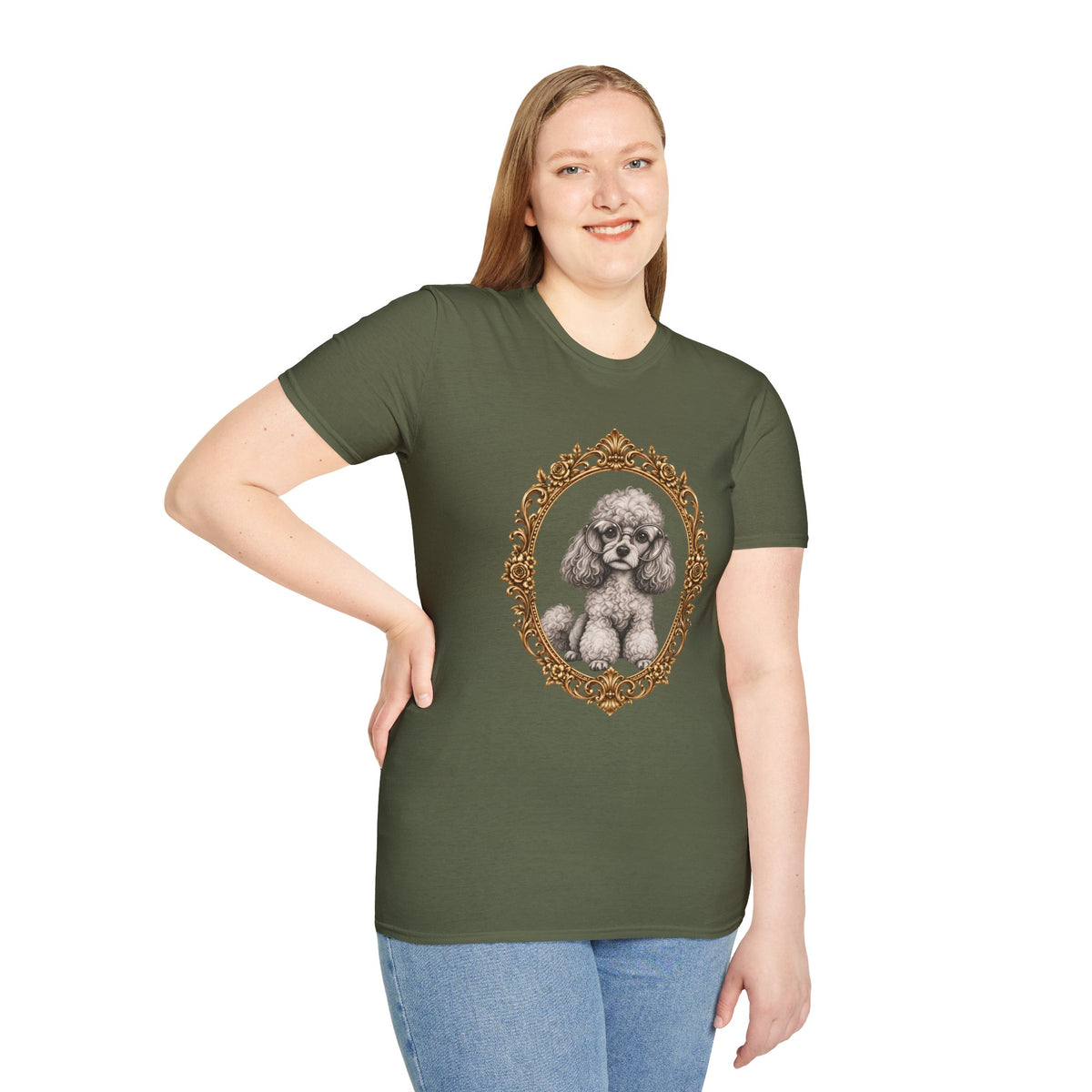 The Esteemed Lady Pawsworth – Poodle - Supersoft Unisex T-shirt