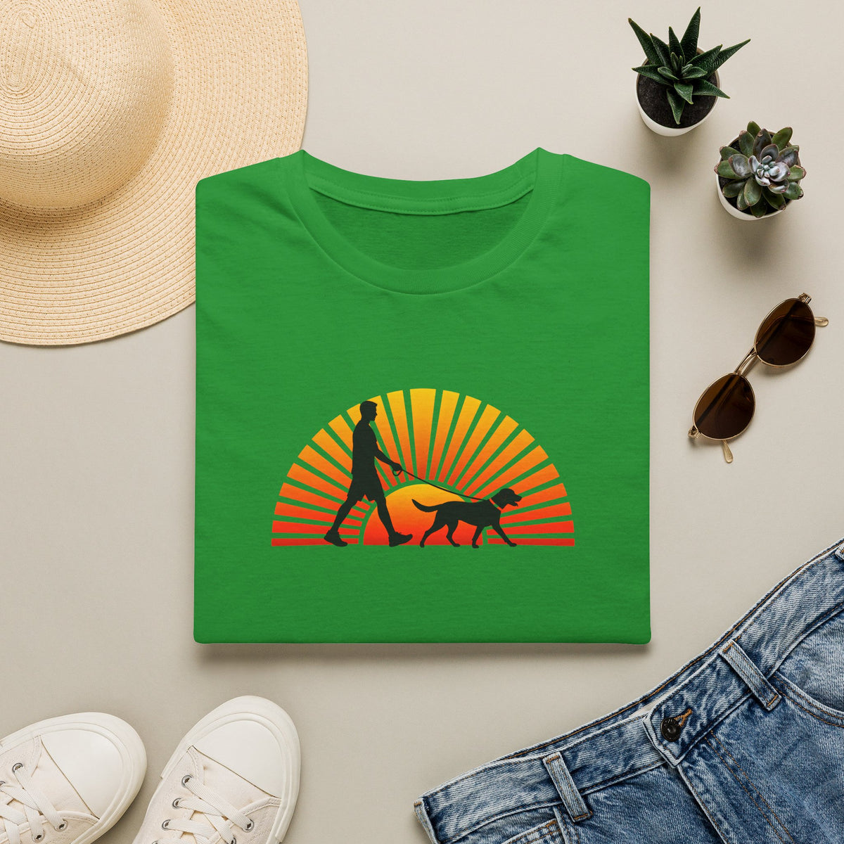 Walkies...Powered by the Dog –  Supersoft Unisex T-Shirt