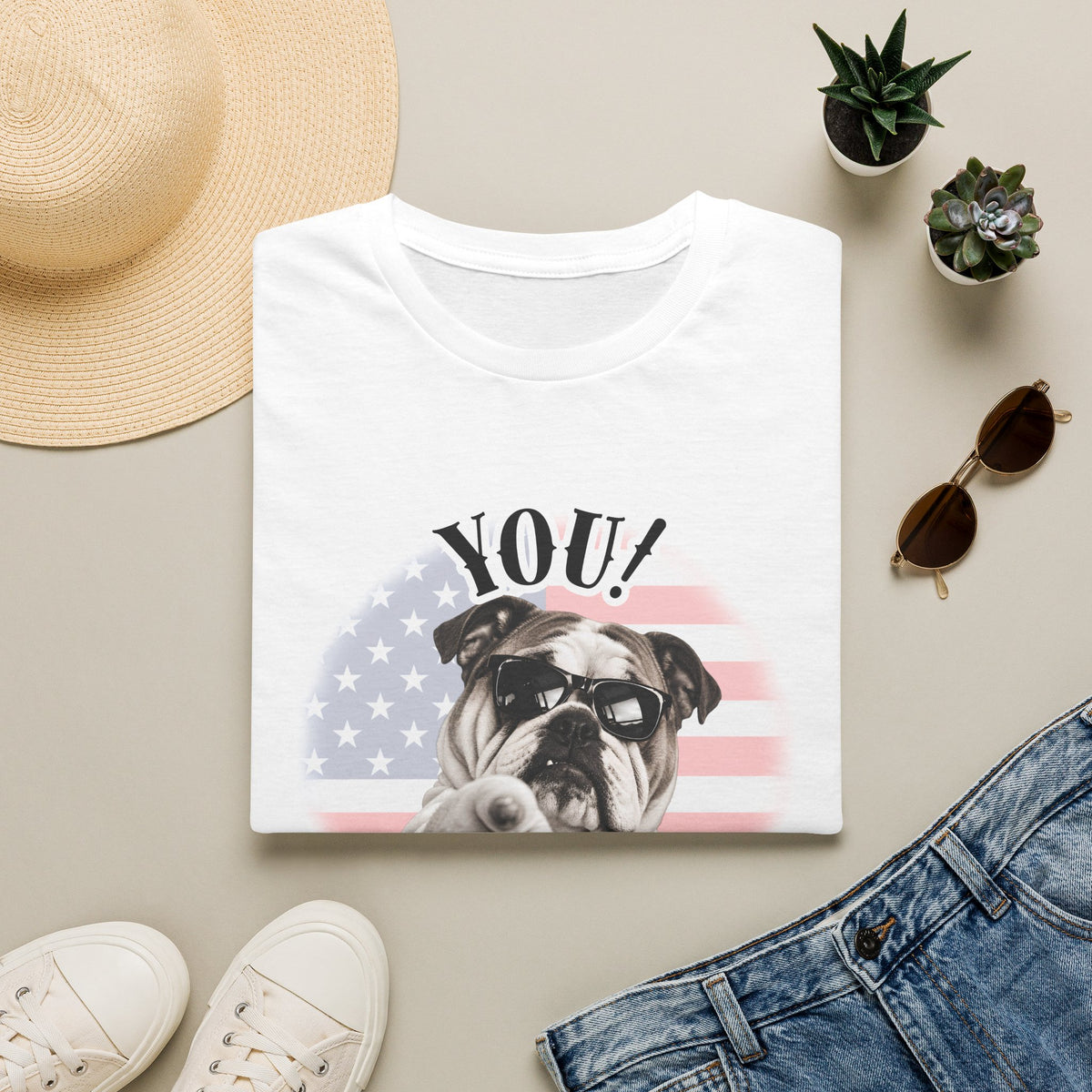 YOU!...Stay Cool! – British Bulldog - Supersoft Unisex T-shirt