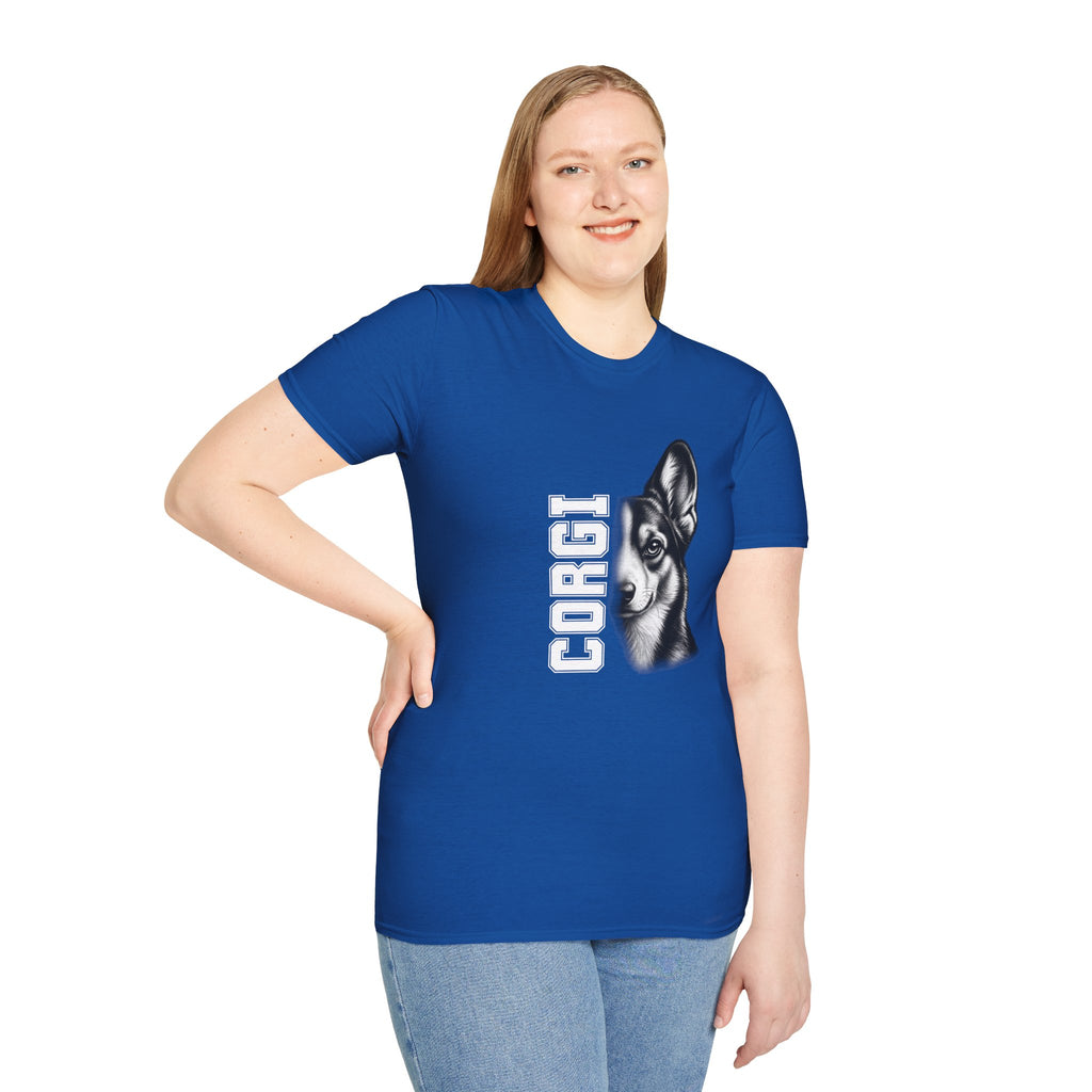 Corgi On Duty - Supersoft Unisex T-shirt