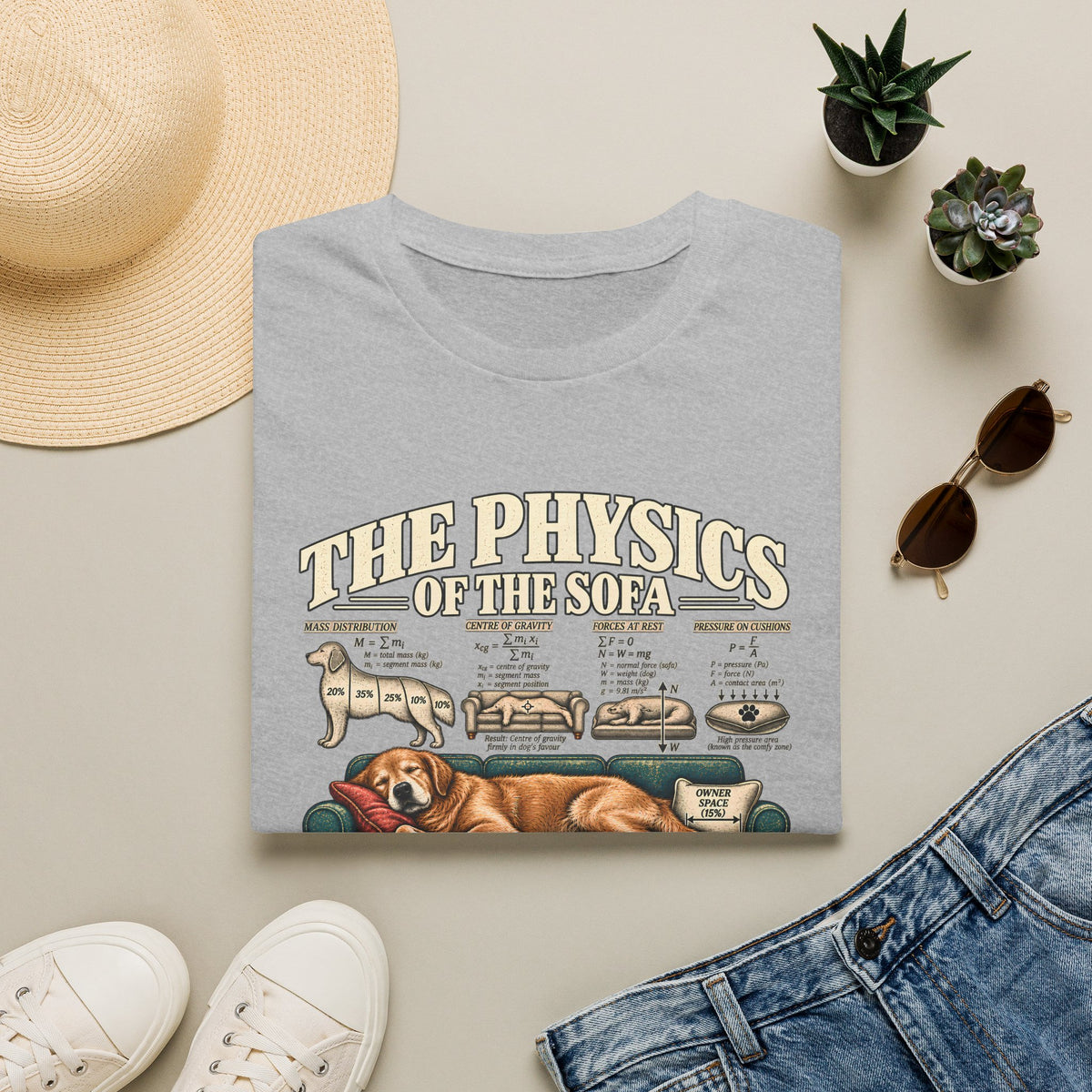The Physics of the Sofa T-Shirt –  Supersoft Unisex T-Shirt
