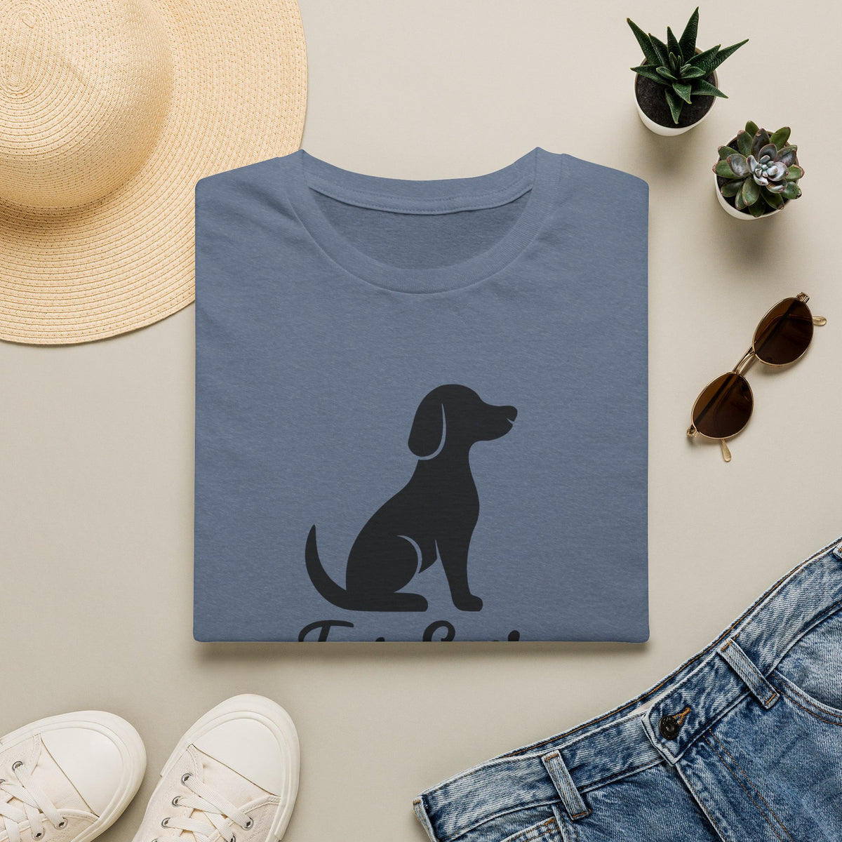 Fur-Ever Friend Silhouette –  Supersoft Unisex T-Shirt