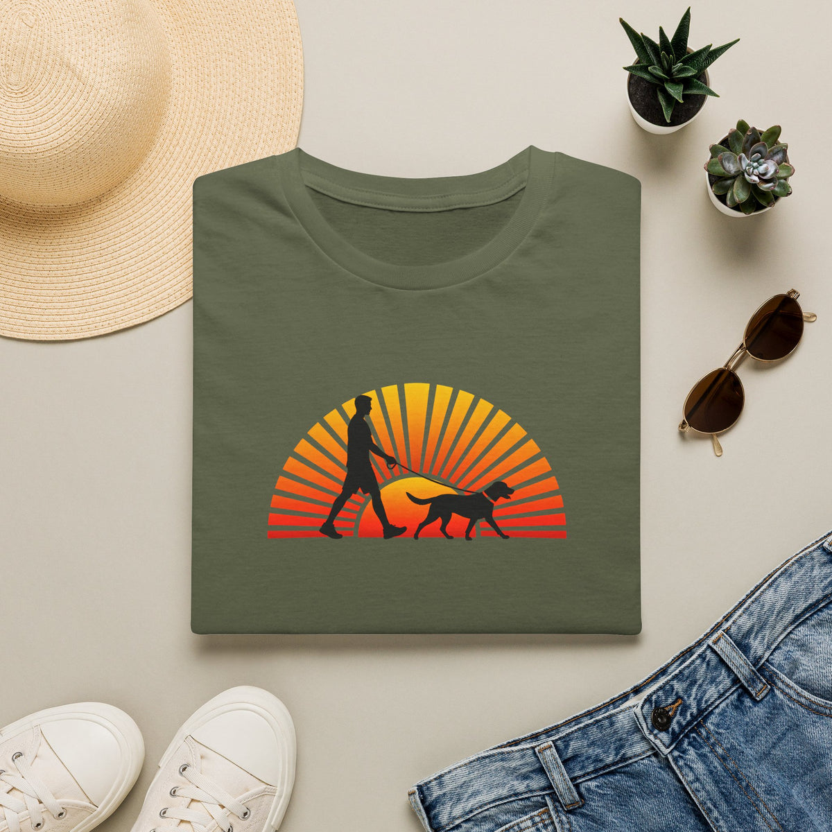 Walkies...Powered by the Dog –  Supersoft Unisex T-Shirt