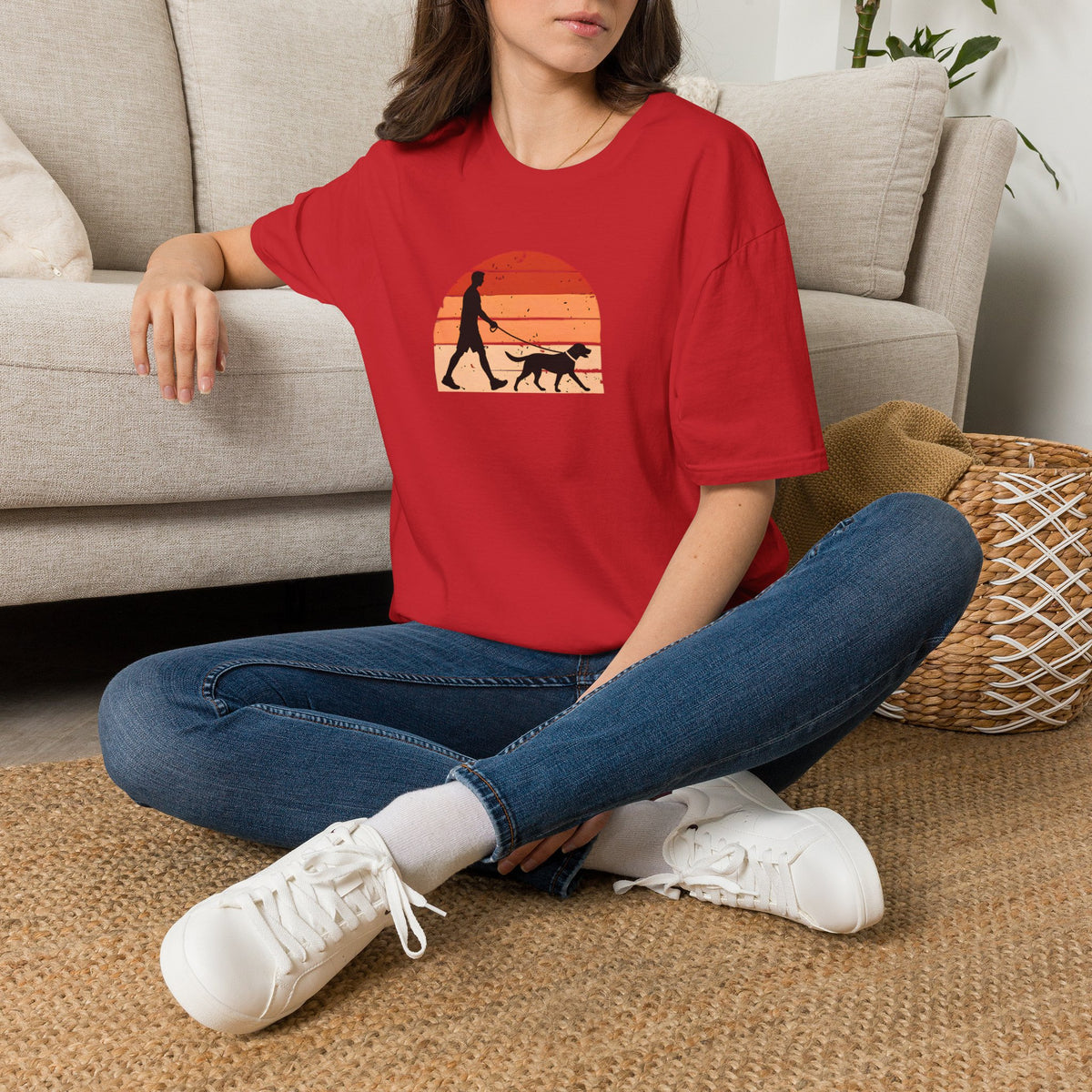 Walkies...Dog in Charge–  Supersoft Unisex T-Shirt