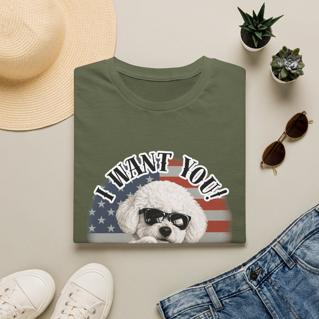 I WANT YOU!...To Drop The Sausage! – Bichon Frise - Supersoft Unisex T-shirt