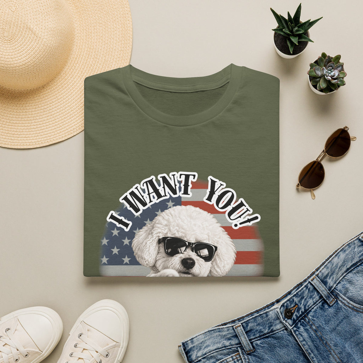 I WANT YOU!...To Drop The Sausage! – Bichon Frise - Supersoft Unisex T-shirt