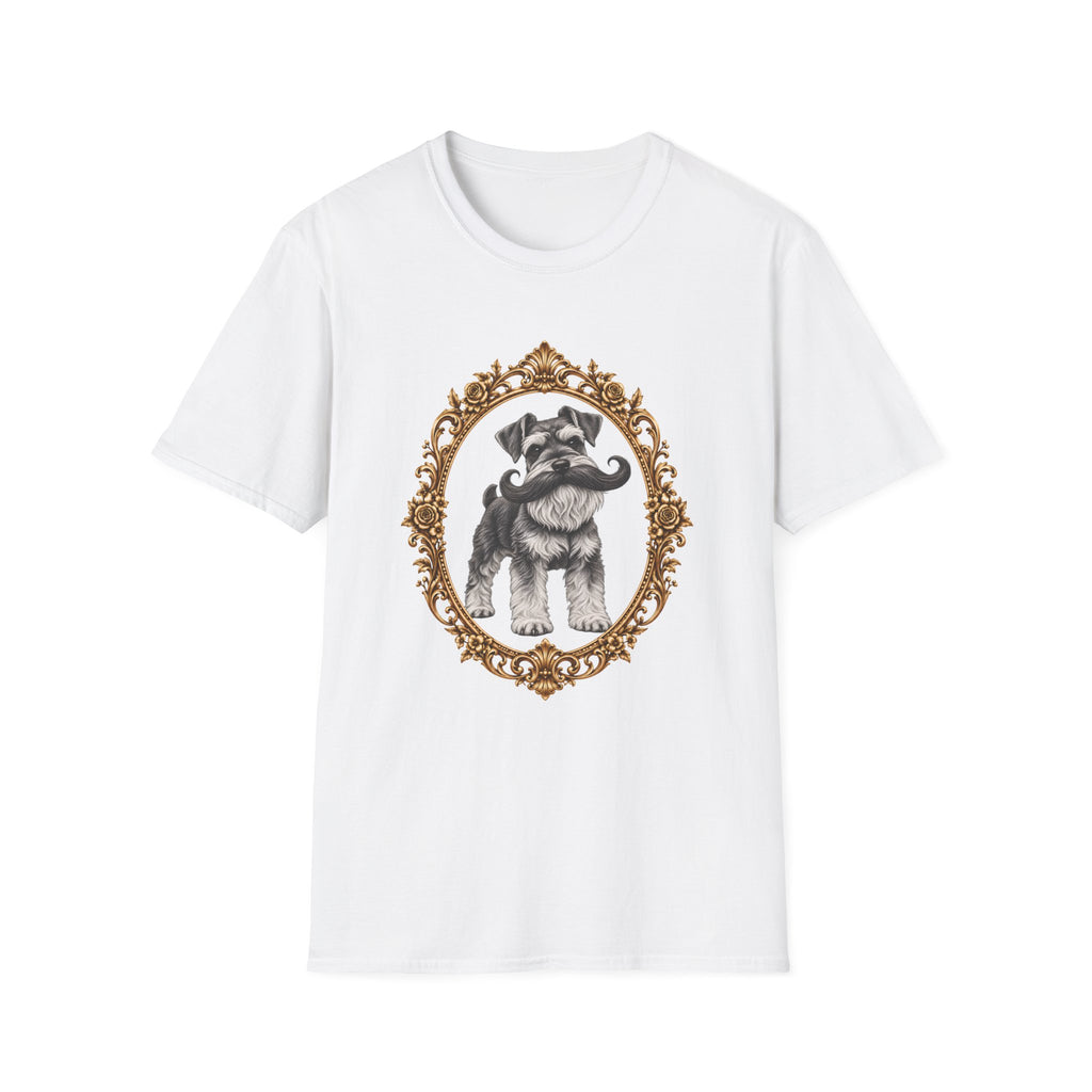 The Distinguished Sir Reginald Whiskers – Miniature Schnauzer - Supersoft Unisex T-shirt