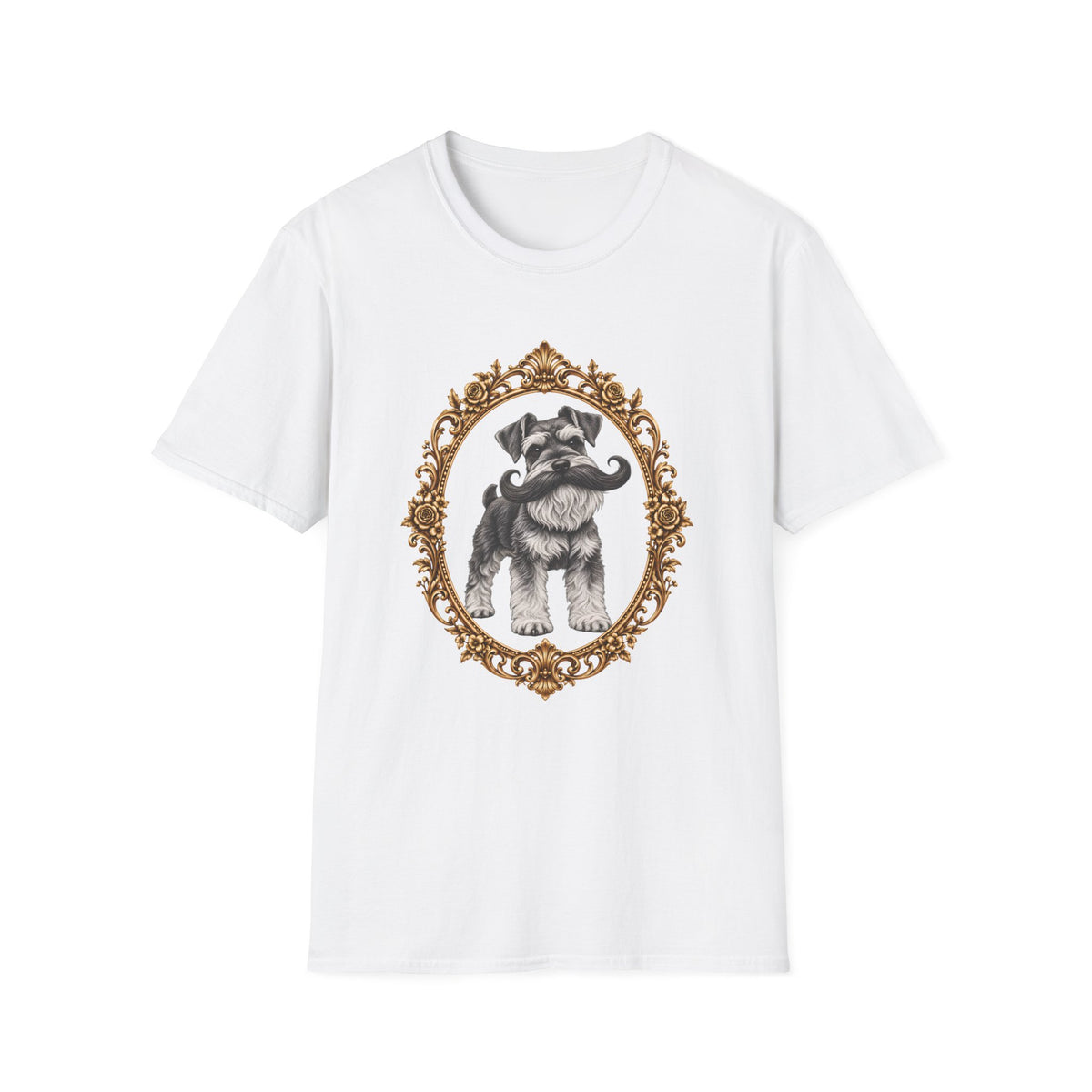 The Distinguished Sir Reginald Whiskers – Miniature Schnauzer - Supersoft Unisex T-shirt