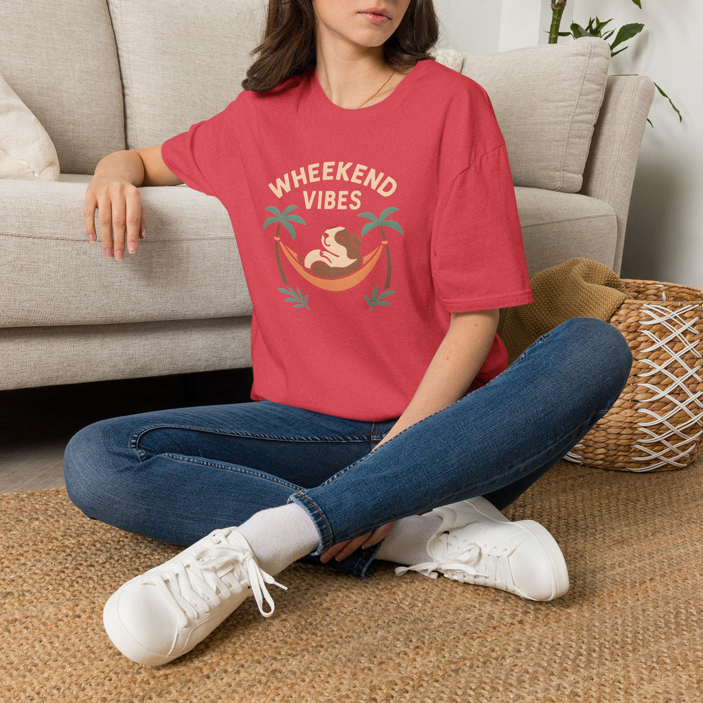 Wheekend Vibes Guinea Pig – Supersoft Unisex T-Shirt