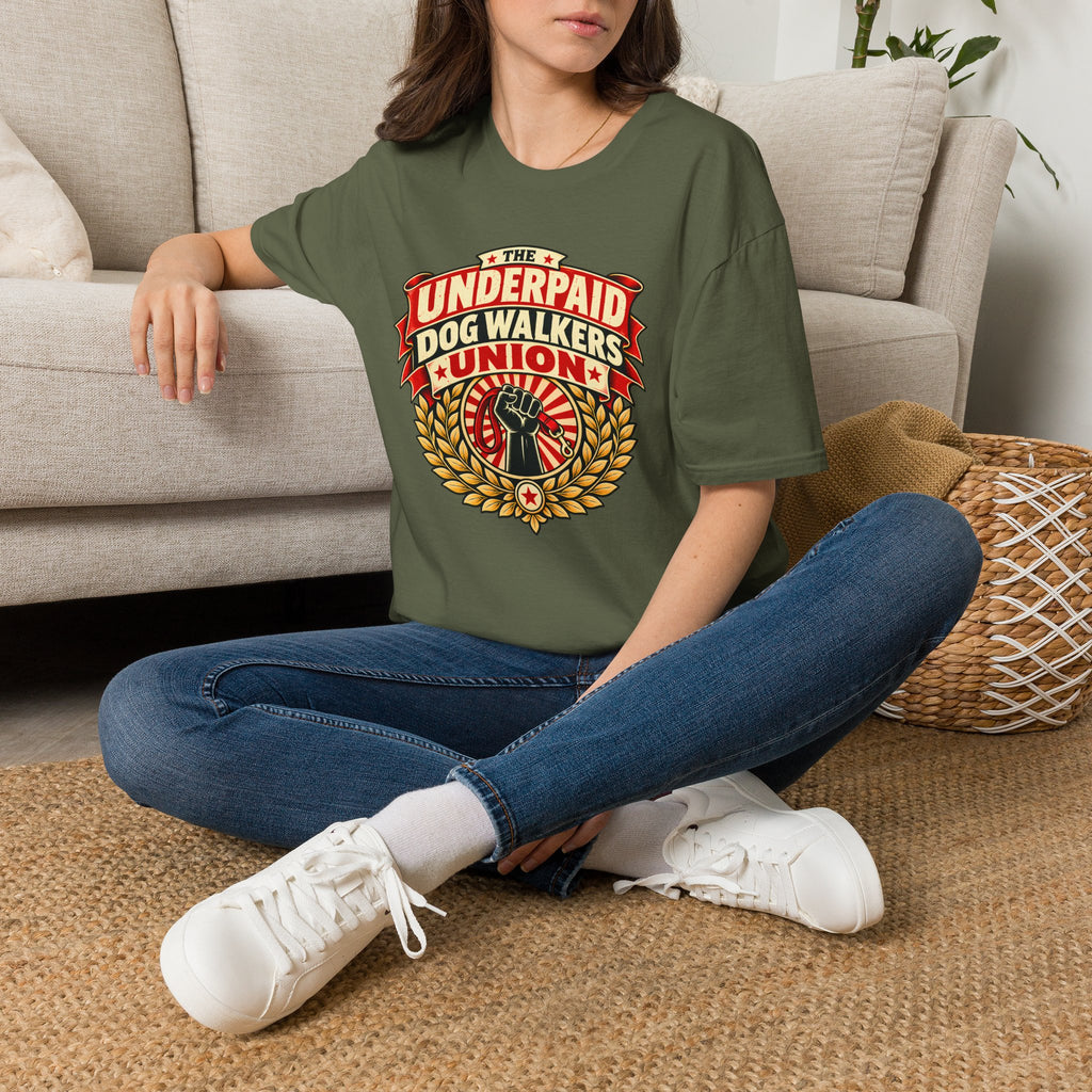 The Underpaid Dog Walkers Union - Supersoft Unisex T-shirt