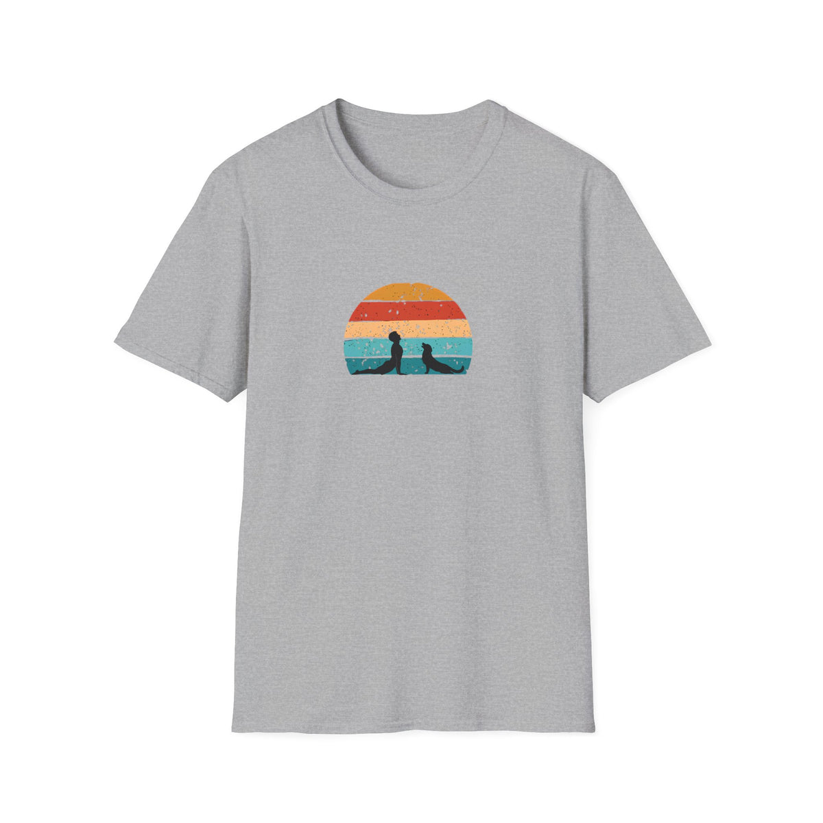 Downward Dog...With My Dog –  Supersoft Unisex T-Shirt