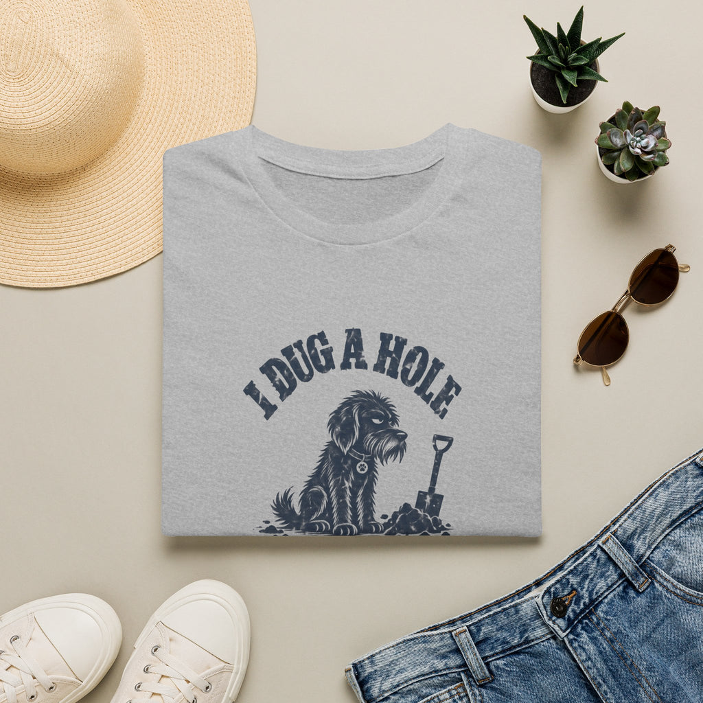 Grumpy Dog - I Dug A Hole...You Filled It In –  Supersoft Unisex T-Shirt