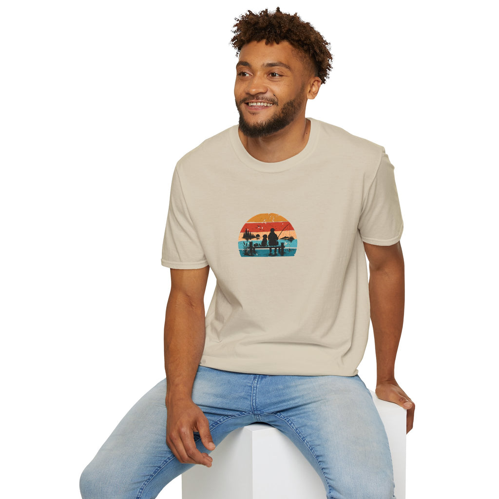 Gone Fishing…With My Best Friend –  Supersoft Unisex T-Shirt