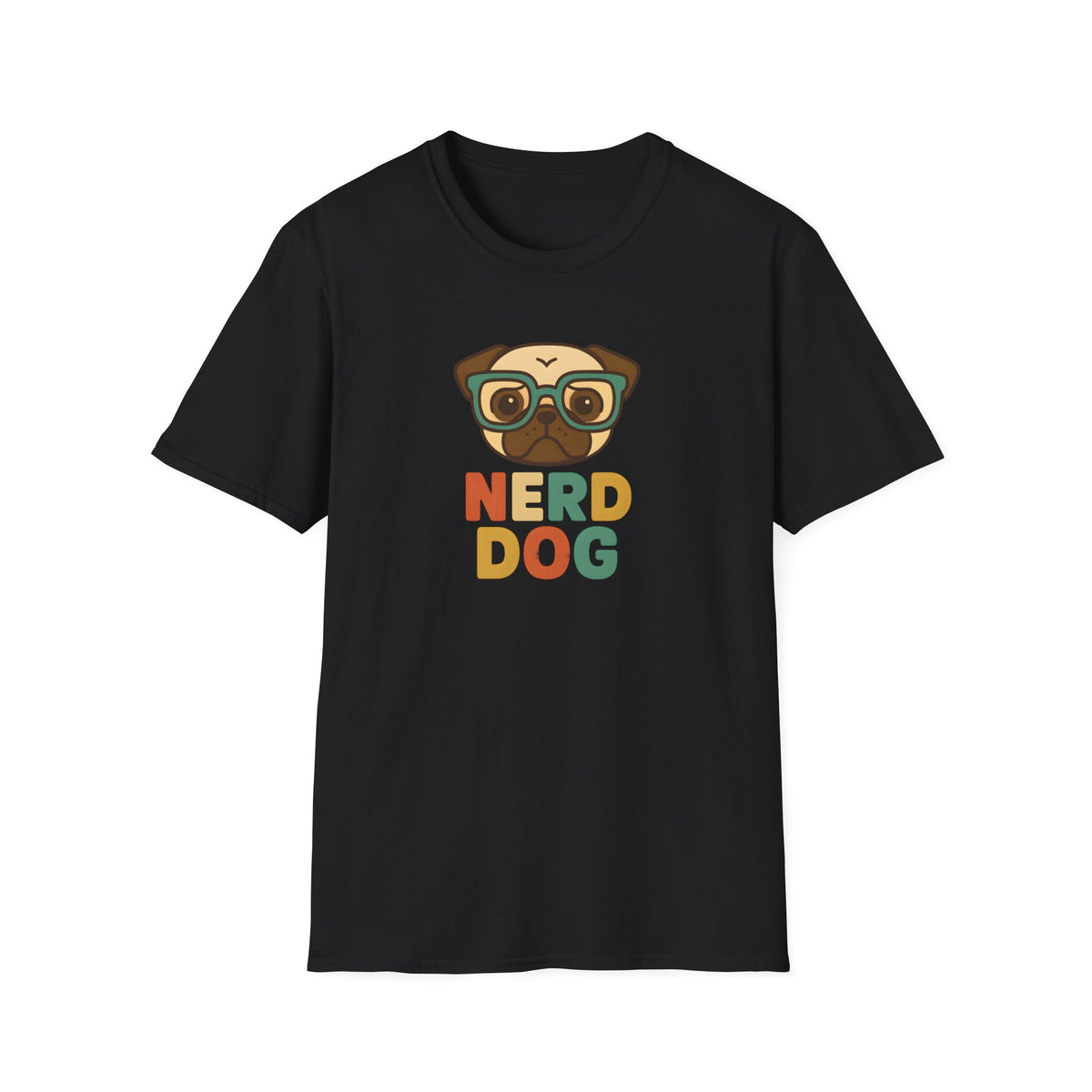 Nerd Dog  –  Supersoft Unisex T-Shirt