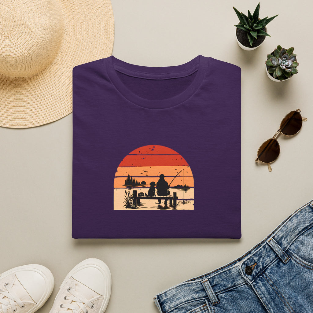 Gone Fishing…Brought the Dog –  Supersoft Unisex T-Shirt