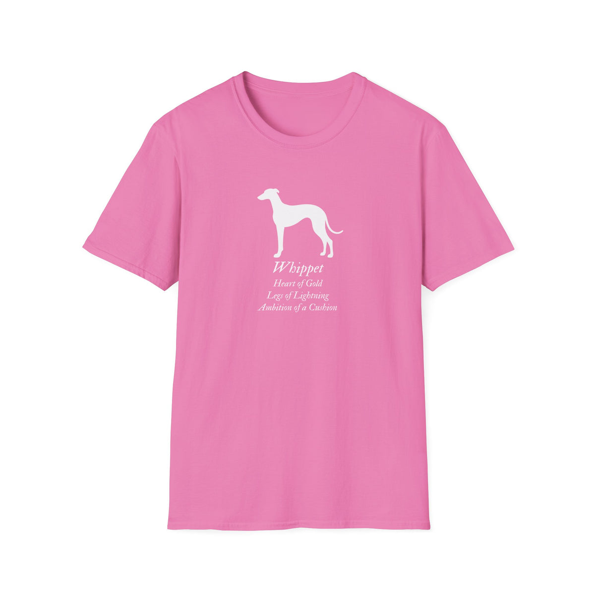 Heart of a Lion - Whippet – Supersoft Unisex T-Shirt