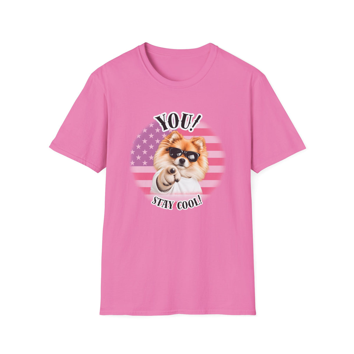 YOU!...Stay Cool! – Pomeranian - Supersoft Unisex T-shirt