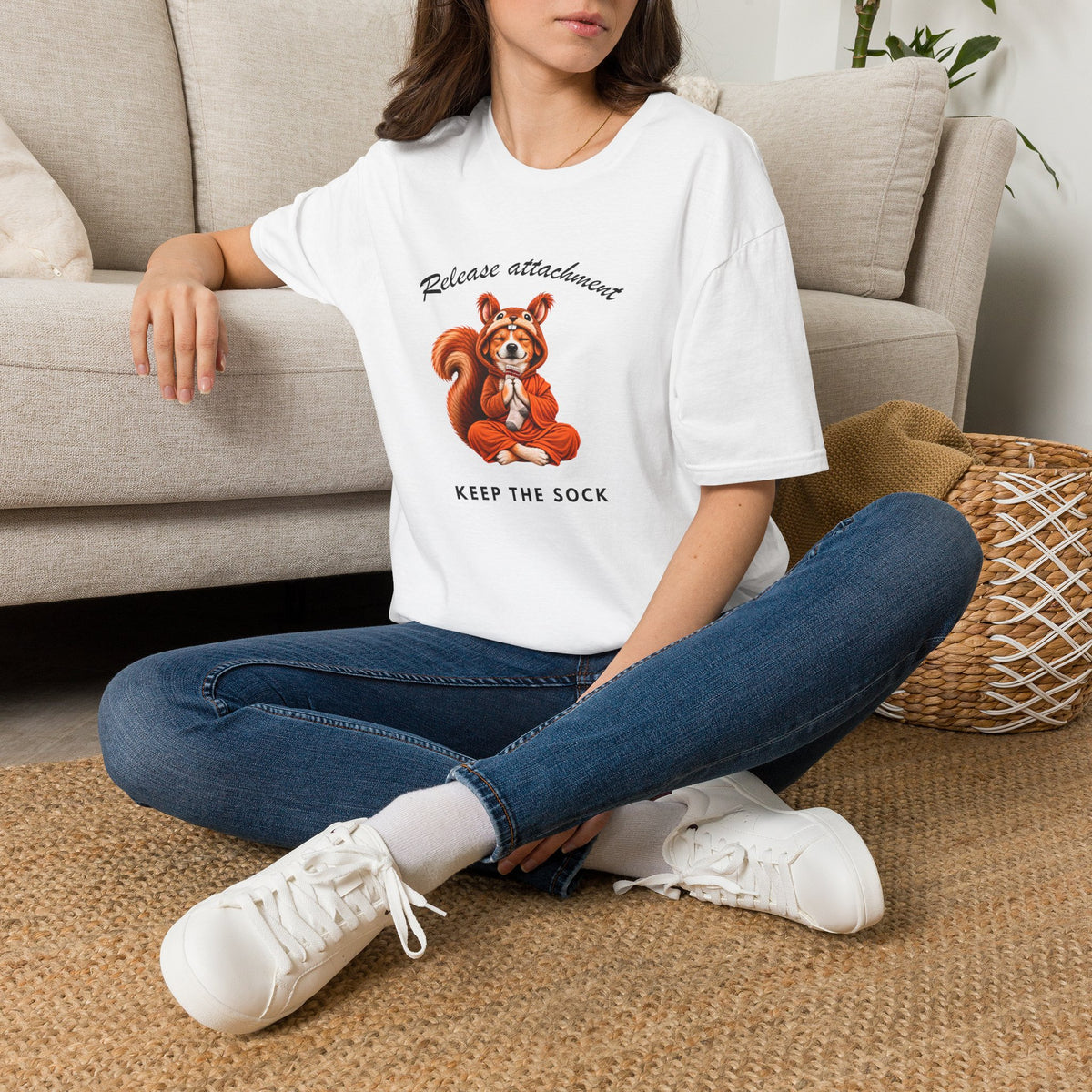 Good Boy's Guide to Enlightenment – Release Attachment, Keep the Sock –  Supersoft Unisex T-Shirt