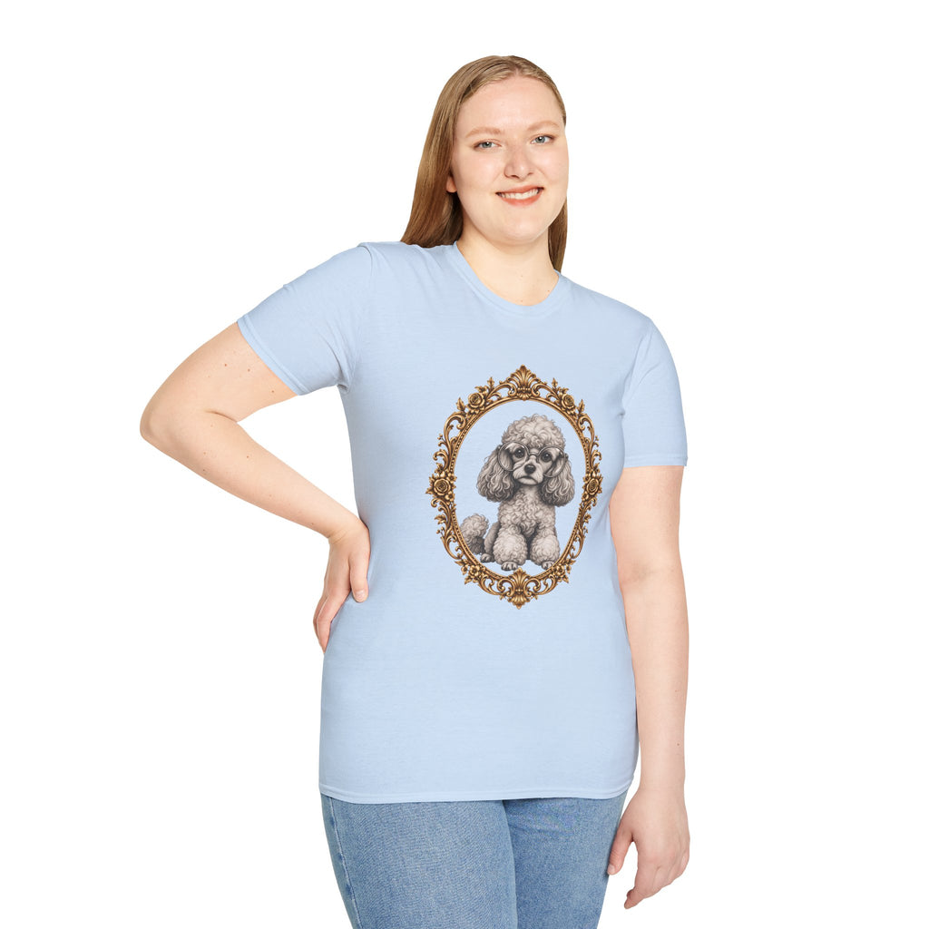 The Esteemed Lady Pawsworth – Poodle - Supersoft Unisex T-shirt