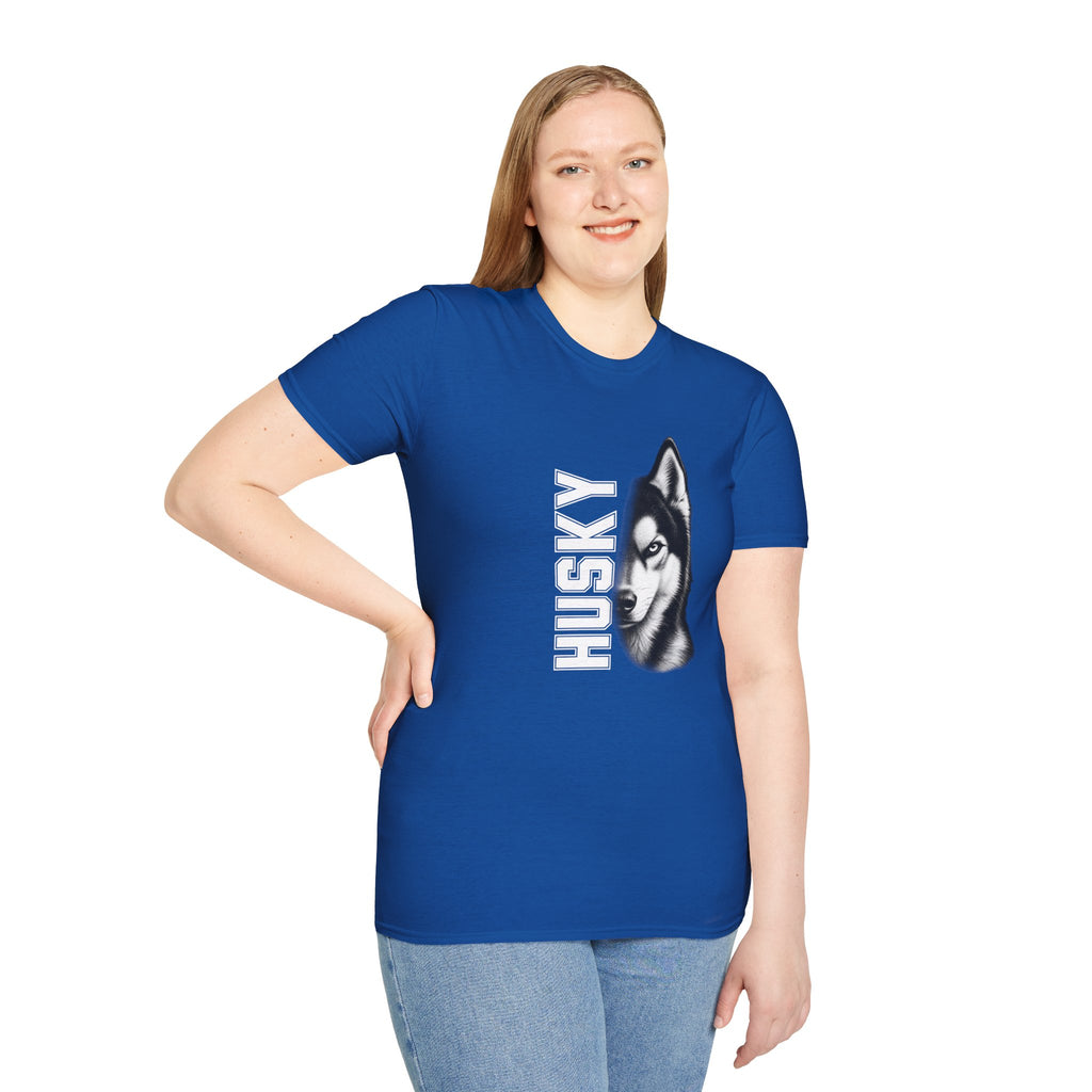 Siberian Husky On Duty - Supersoft Unisex T-shirt