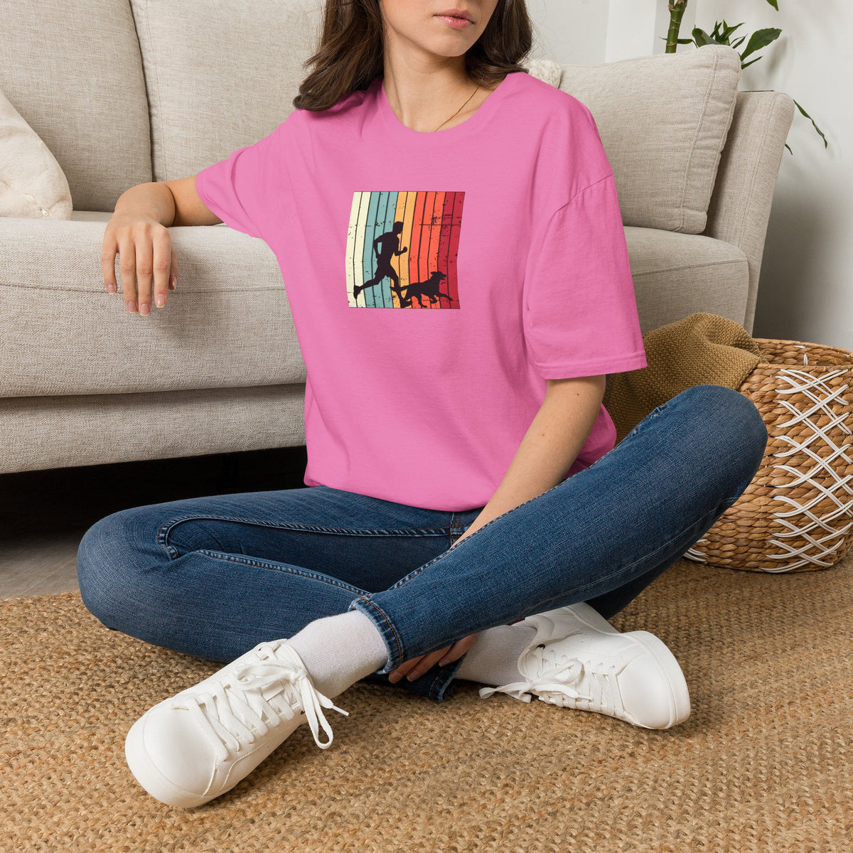 Running With My Best Friend –  Supersoft Unisex T-Shirt