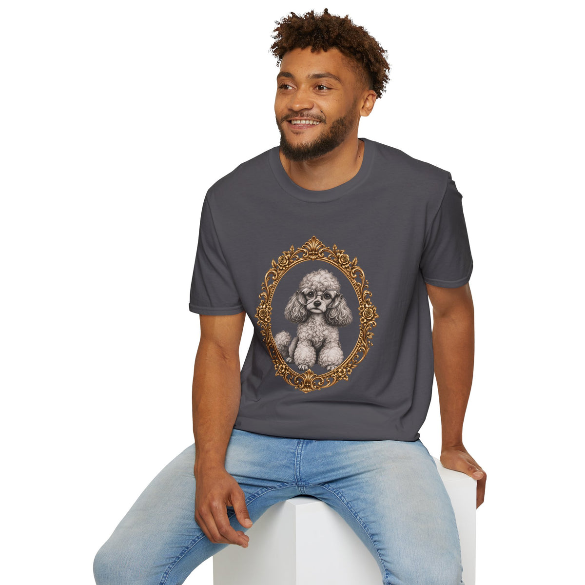 The Esteemed Lady Pawsworth – Poodle - Supersoft Unisex T-shirt
