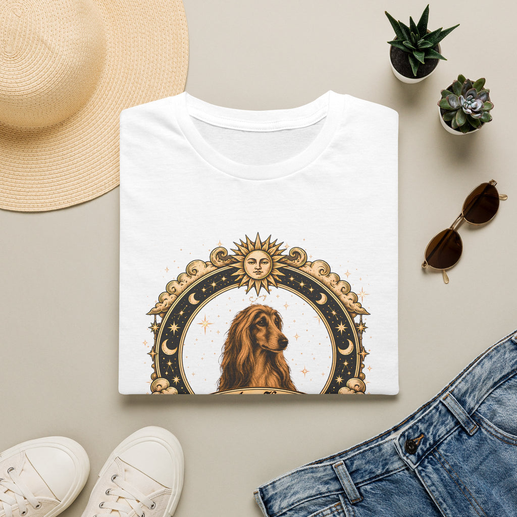 Zodiac Scorpio Afghan Hound - Dog Horoscope Star Sign - Supersoft Unisex T-shirt
