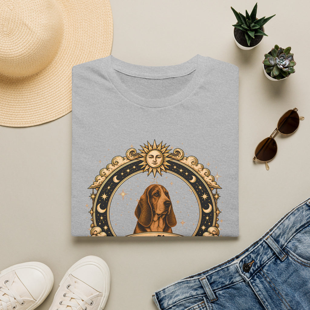 Zodiac Virgo Basset Hound - Dog Horoscope Star Sign - Supersoft Unisex Funny T-shirt
