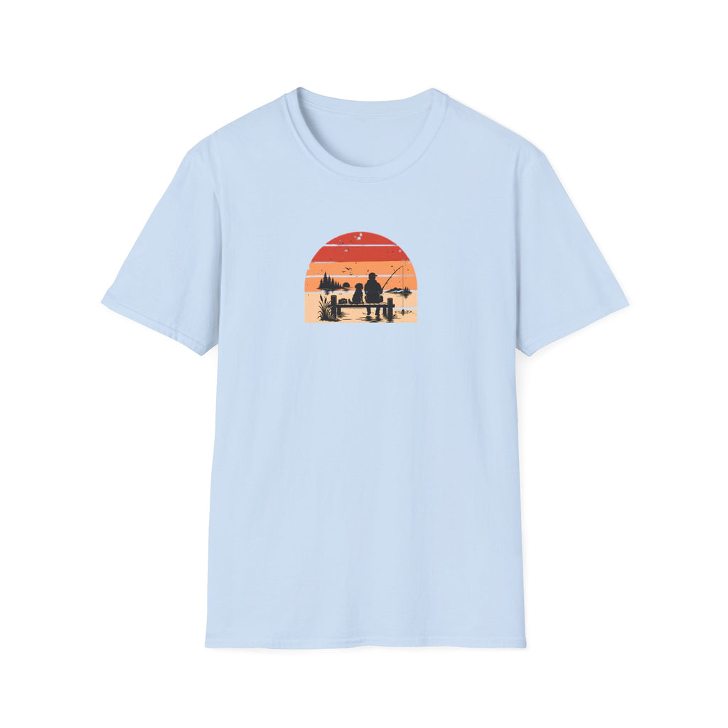 Gone Fishing…Brought the Dog –  Supersoft Unisex T-Shirt