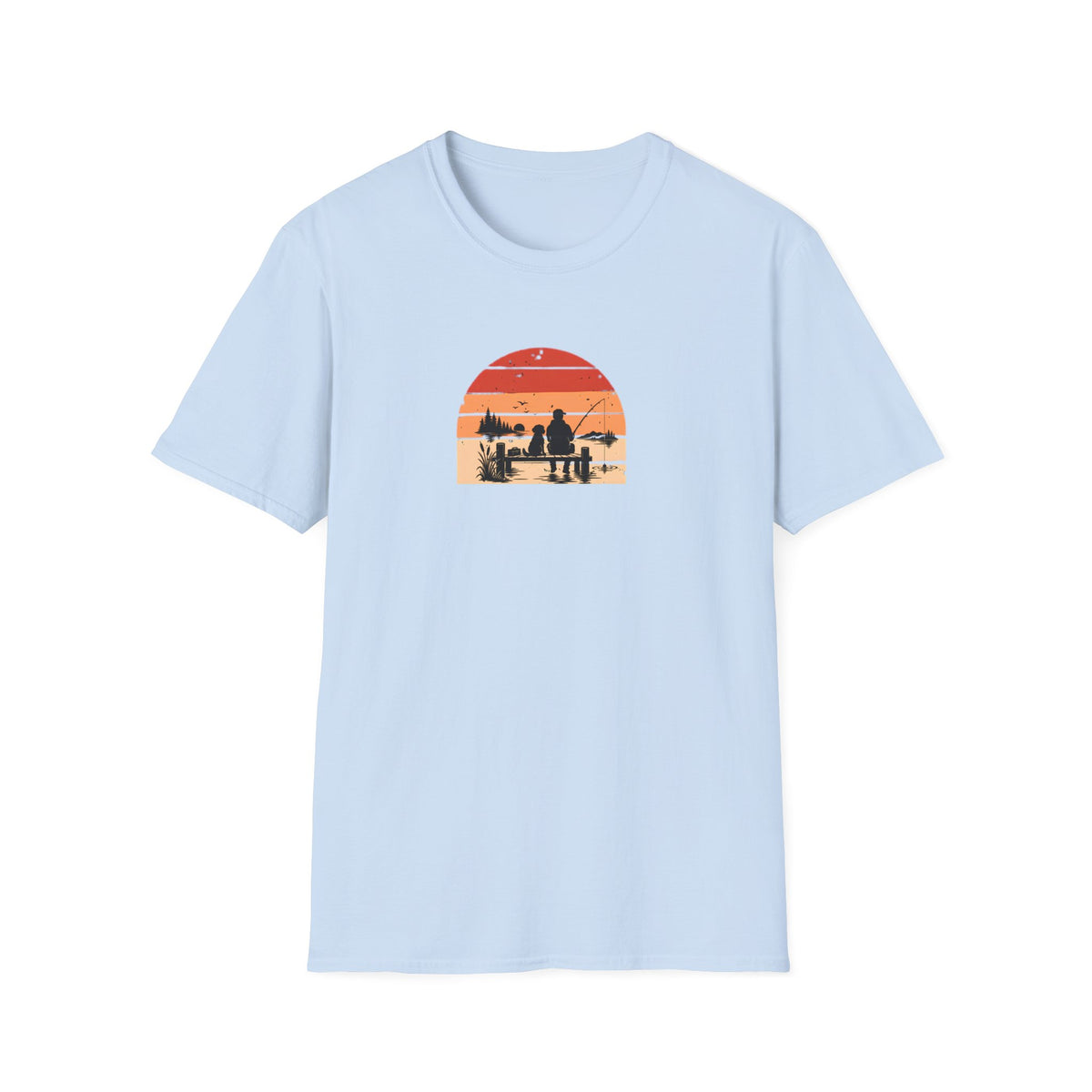 Gone Fishing…Brought the Dog –  Supersoft Unisex T-Shirt