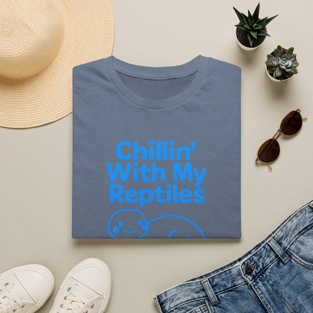 Chillin' With My Reptiles –  Supersoft Unisex T-Shirt