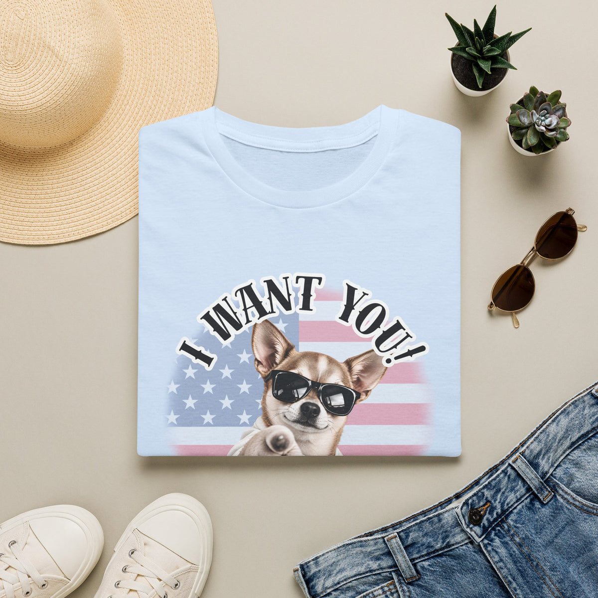I WANT YOU!...To Throw the Ball! – Chihuahua - Supersoft Unisex T-shirt
