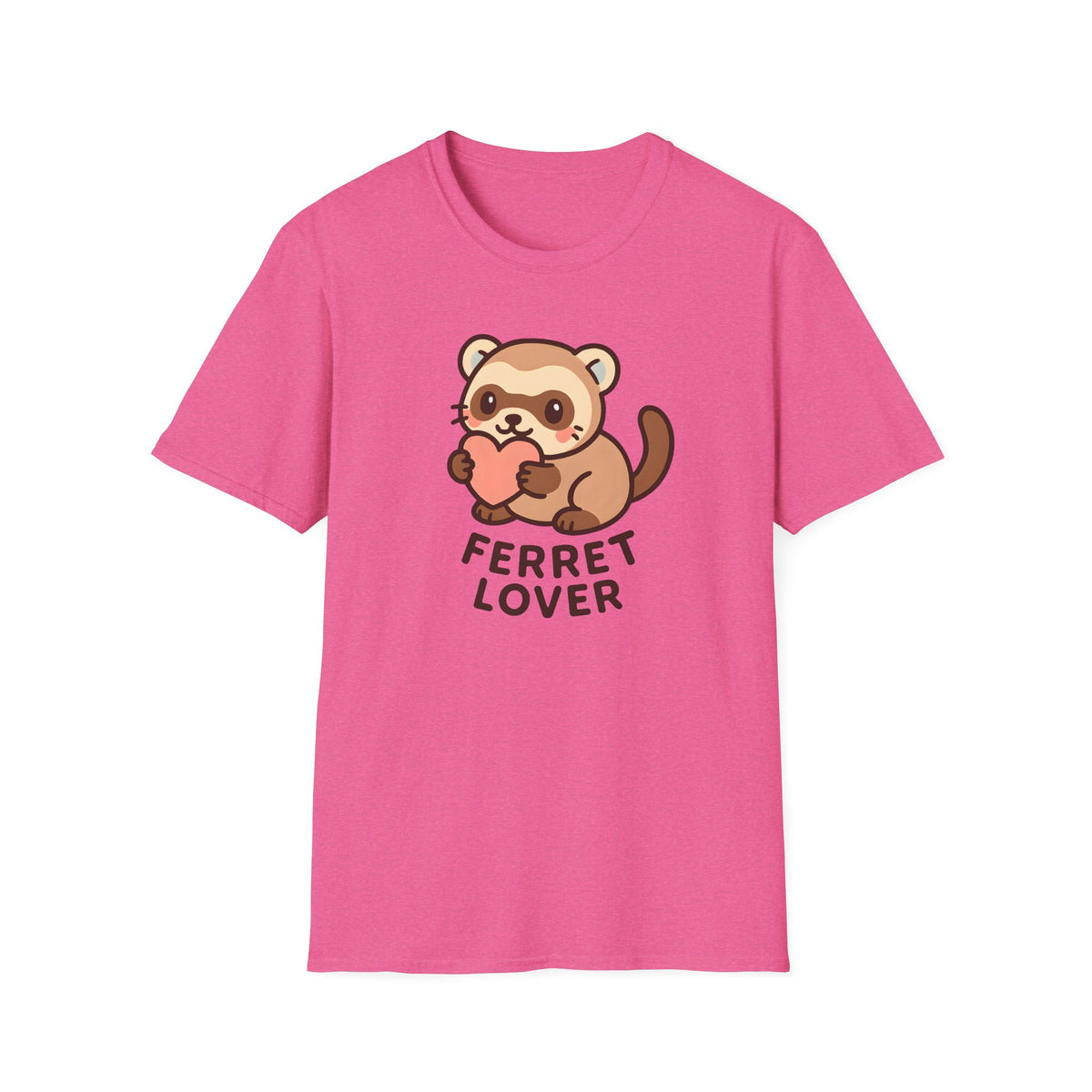 Ferret Lover Cute Kawaii –  Supersoft Unisex T-Shirt