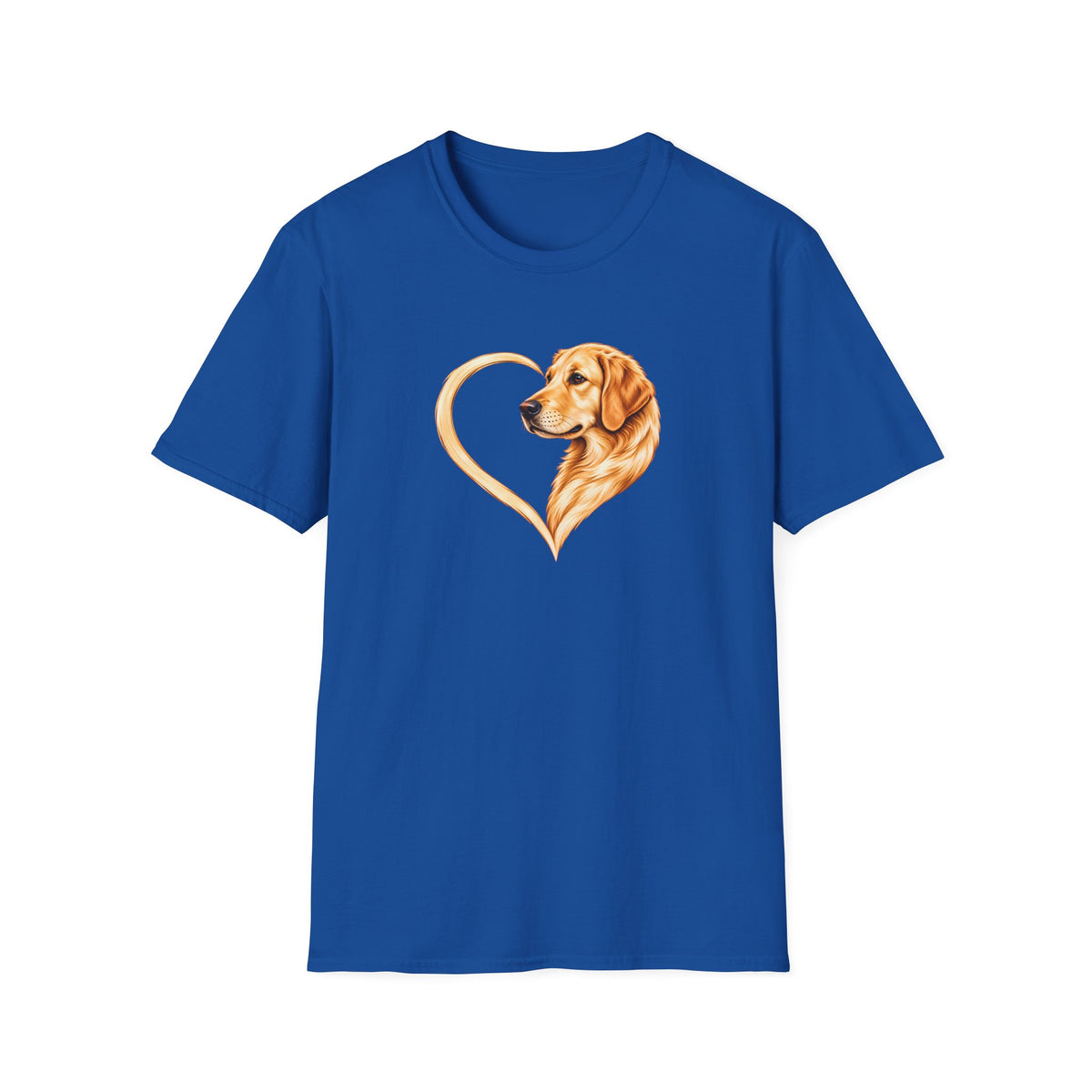 A Heart of Gold - Golden Retriever - Supersoft Unisex T-shirt