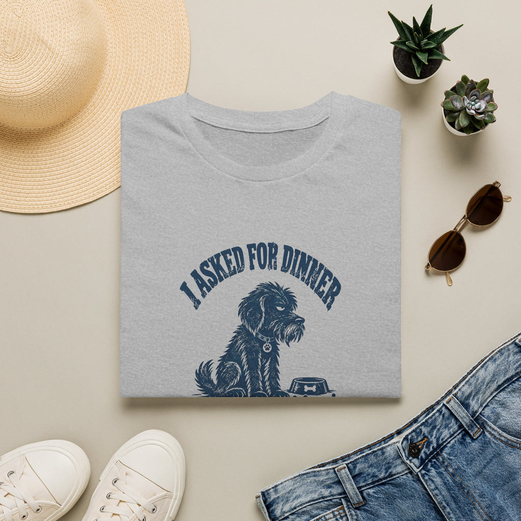 Grumpy Dog - I Asked For Dinner — Supersoft Unisex T-Shirt